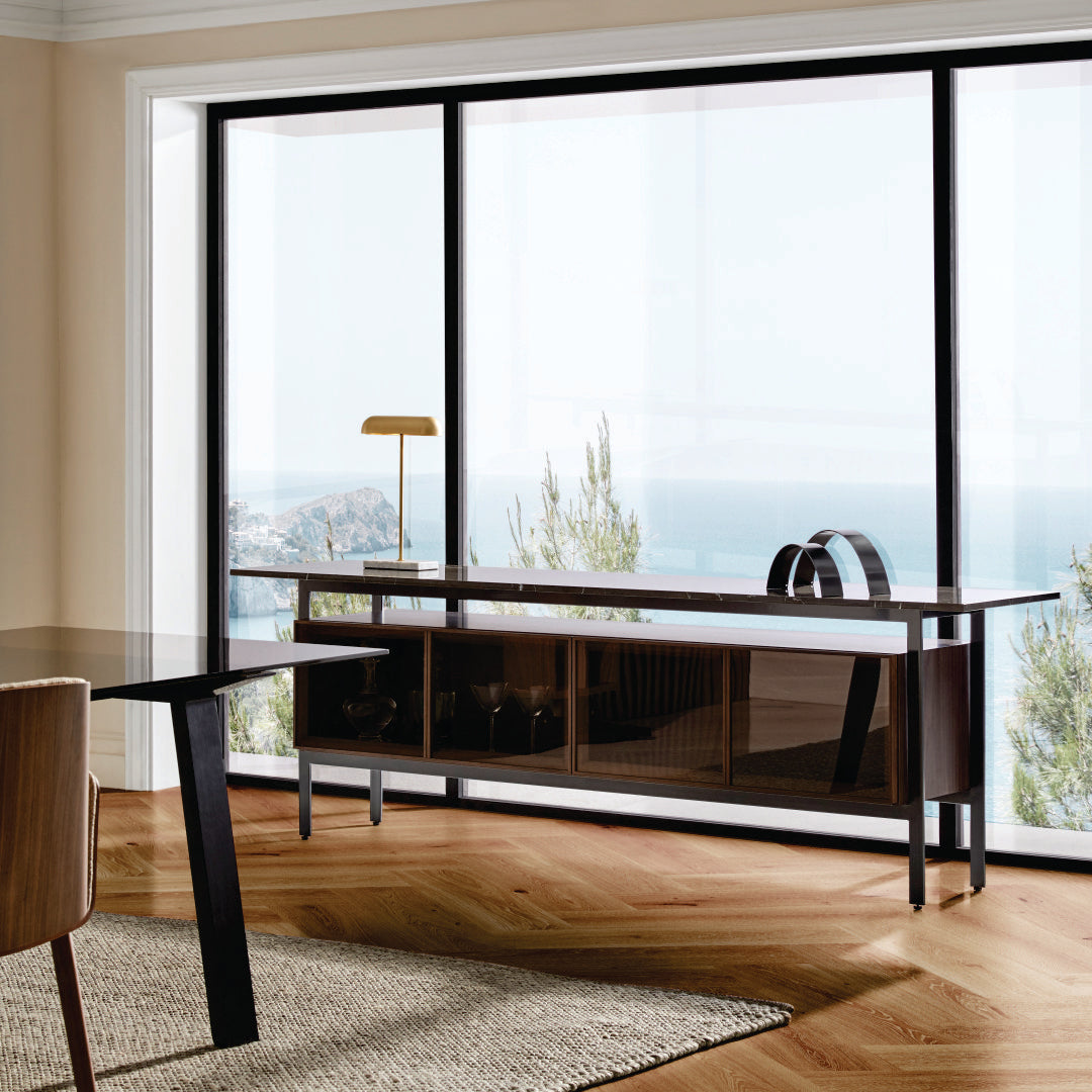 Chicago Sideboard (2 Horizontal Glass Doors)